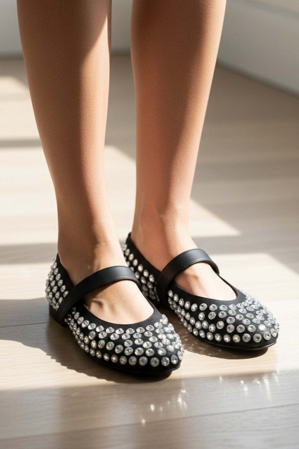 BALETA CRYSTAL FLATS