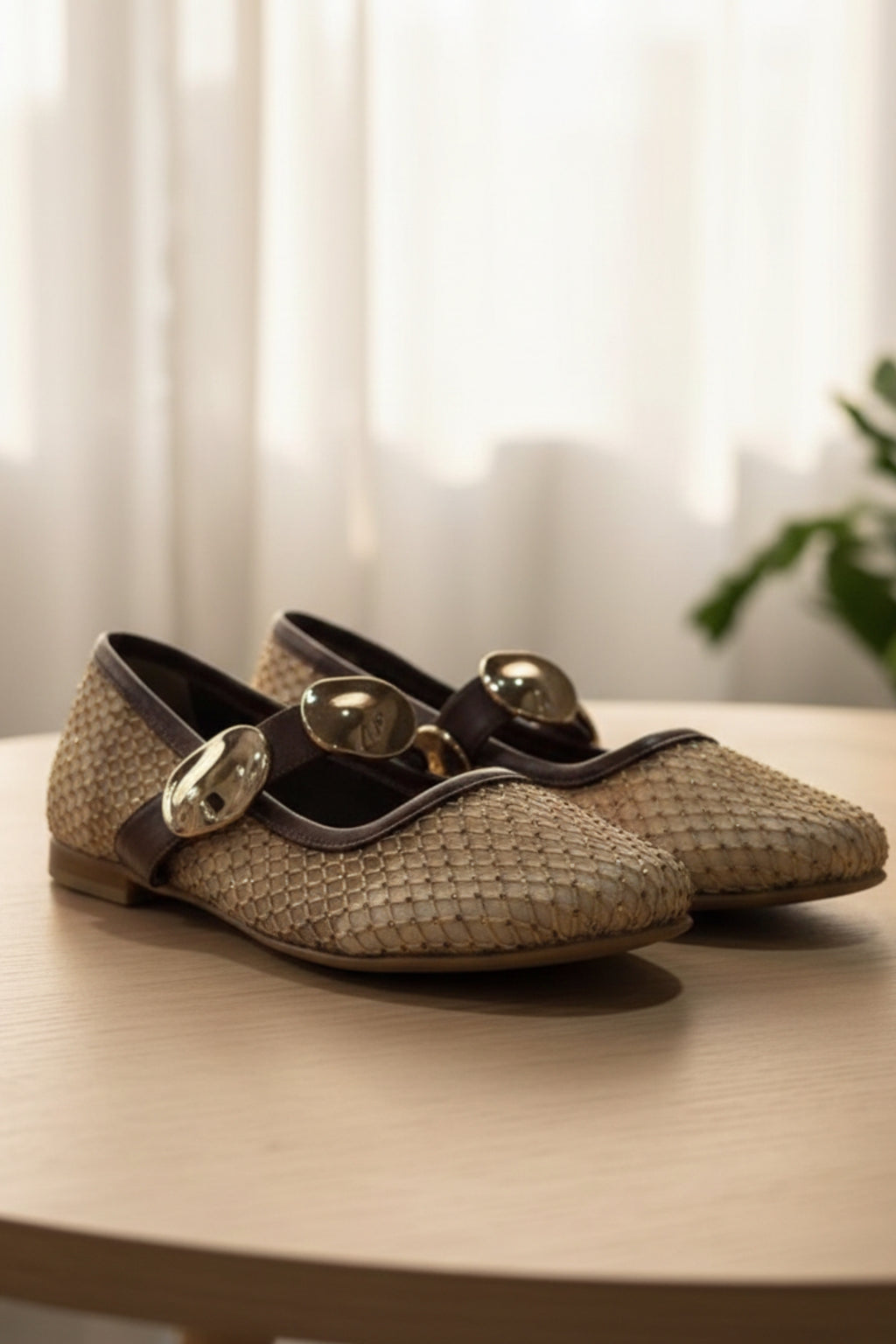BALETA FLATS - GOLD