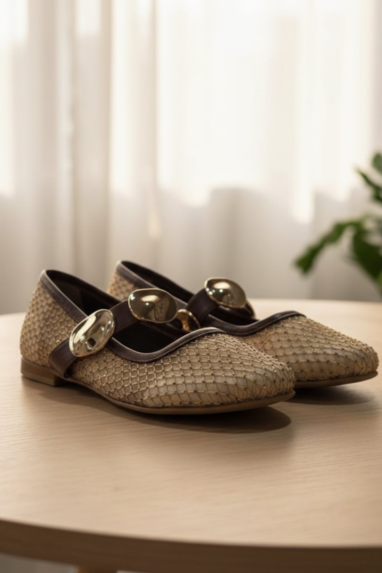 BALETA FLATS - GOLD