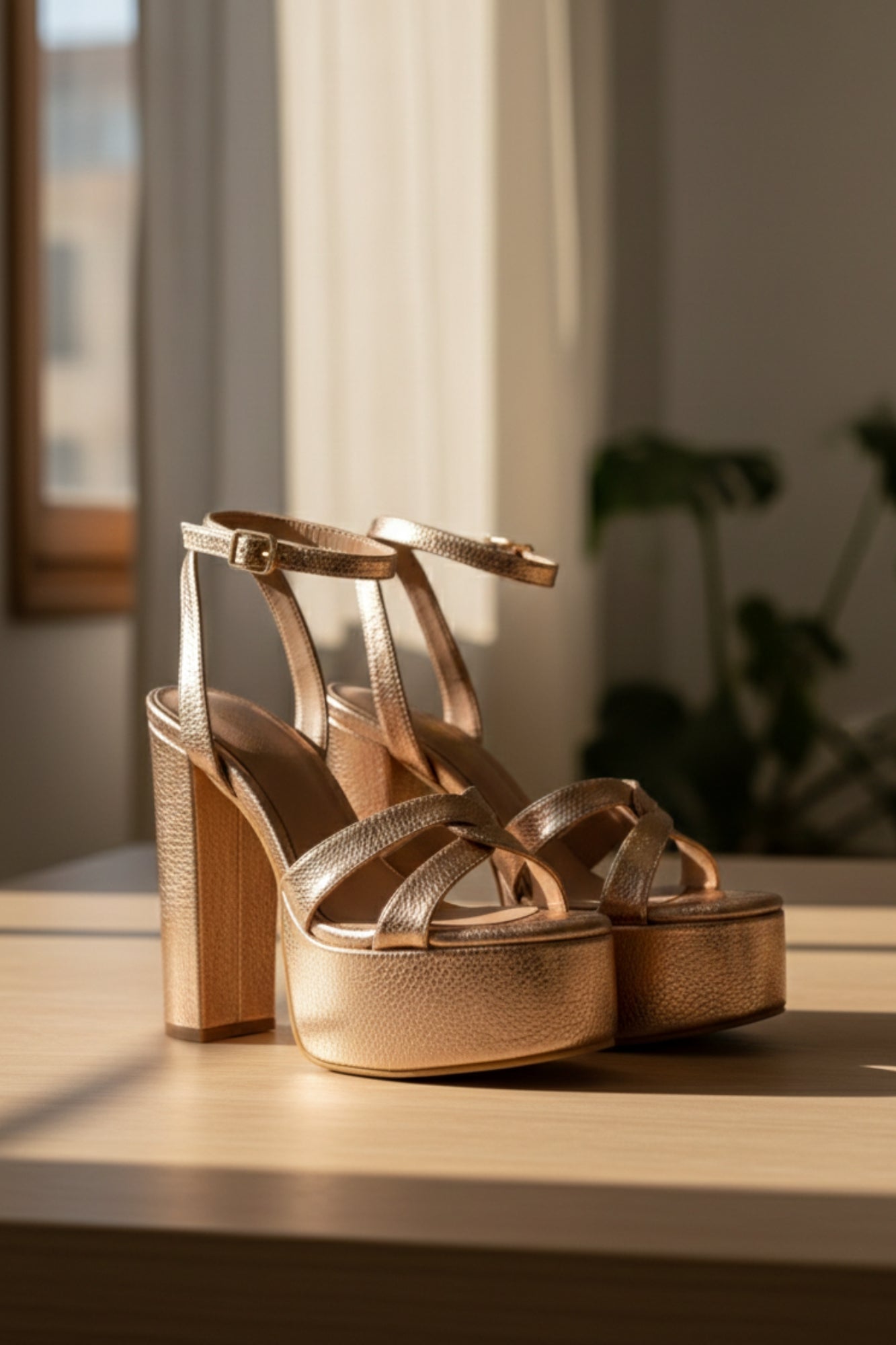 LAIA PLATFORMS - ROSE GOLD