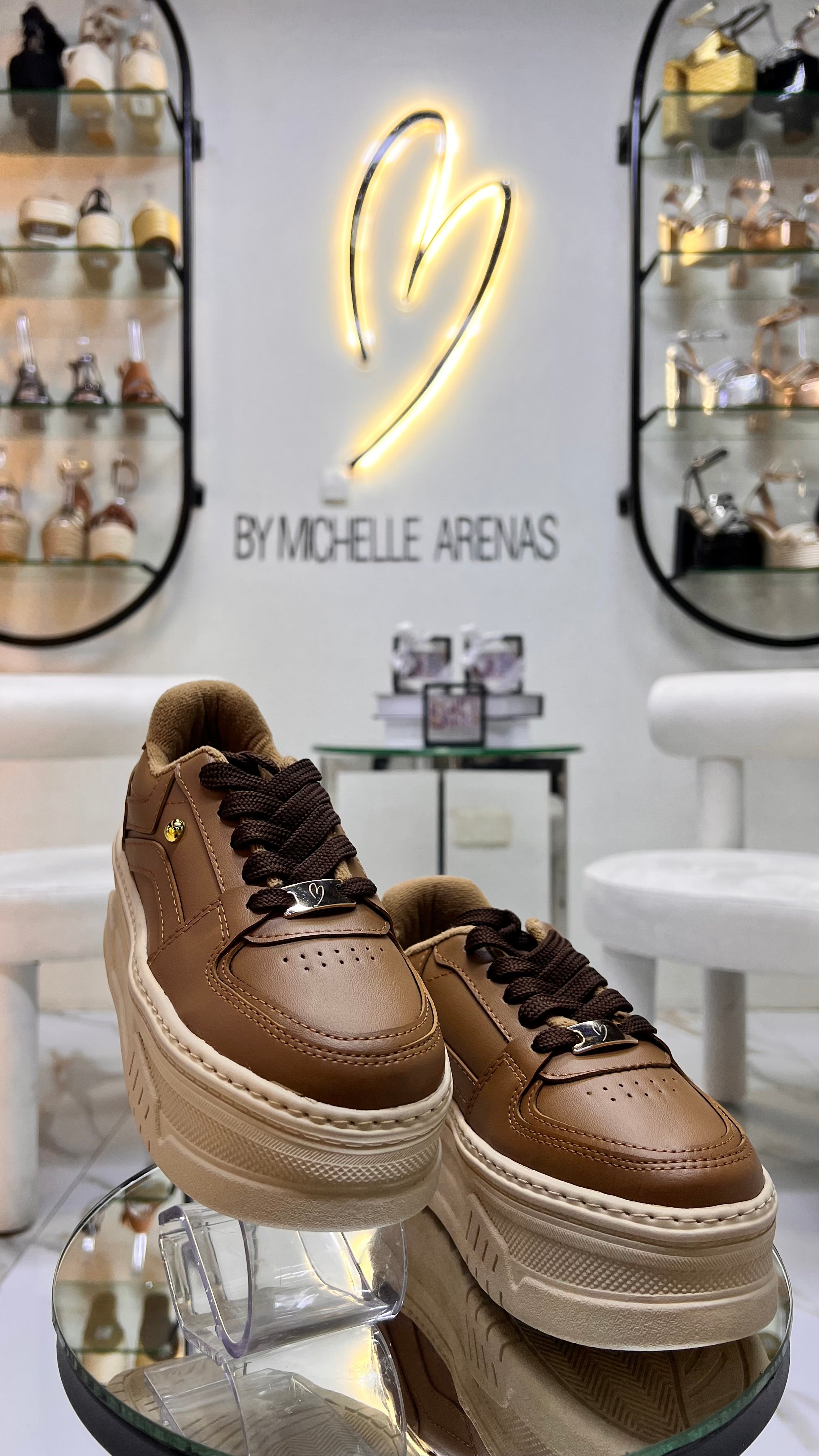 STAR SNEAKERS - MOKA