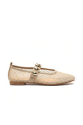 BALETA MESH FLATS - NUDE